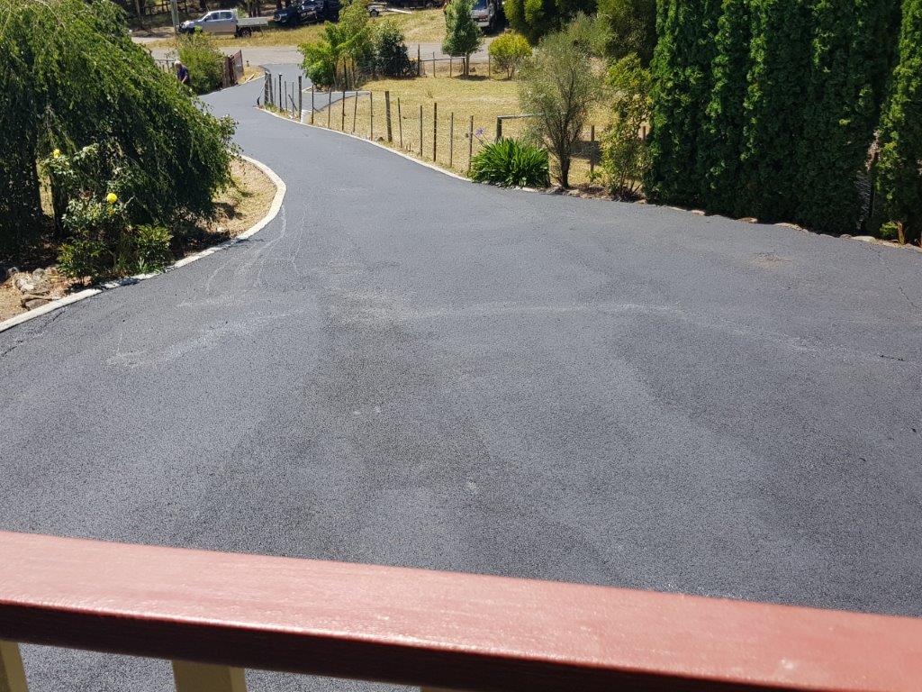 New Property asphalt driveway Hobart Tasmania