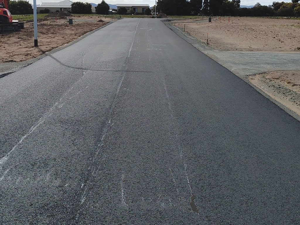 suburban road asphalt surfacing resurfacing contractor hobart tasmania